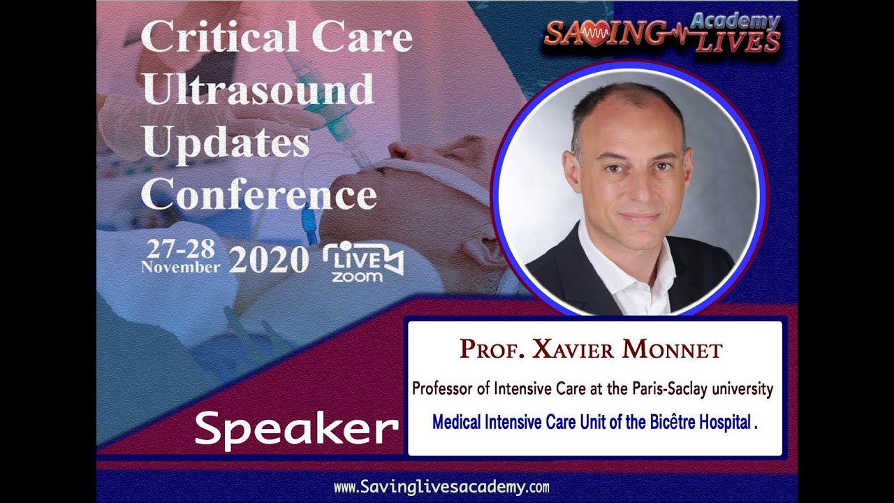 Prediction of fluid responsiveness in Ventilated patients by Prof. Xavier Monnet
