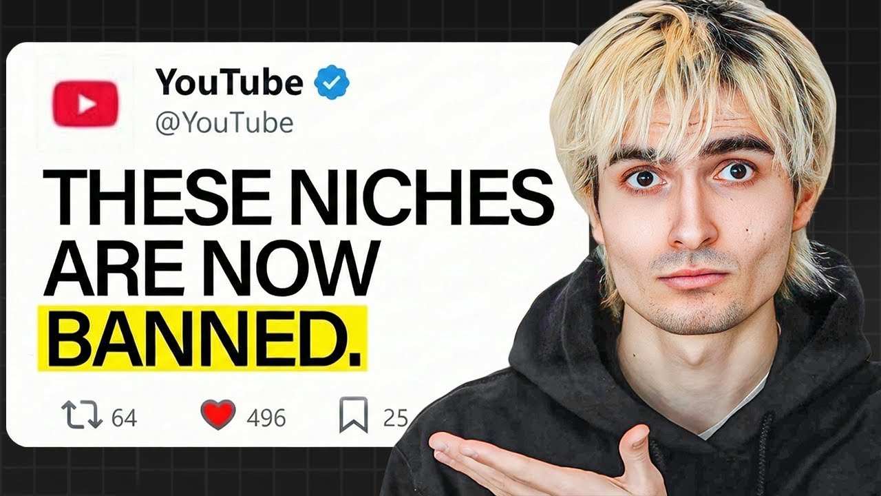 ВНИМАНИЕ: эти ниши YouTube теперь ЗАПРЕЩЕНЫ