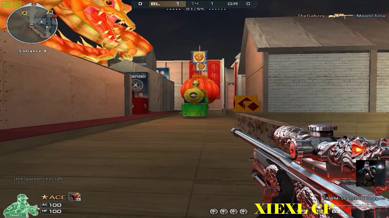 CF XIEXL:AWM-Scorched Dragon (Search&Destroy Festival Snipe Only) GamePlay