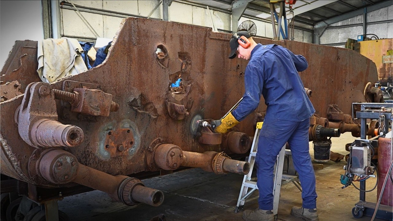 WWII KV-1S Heavy Tank Hull Side Strip Down