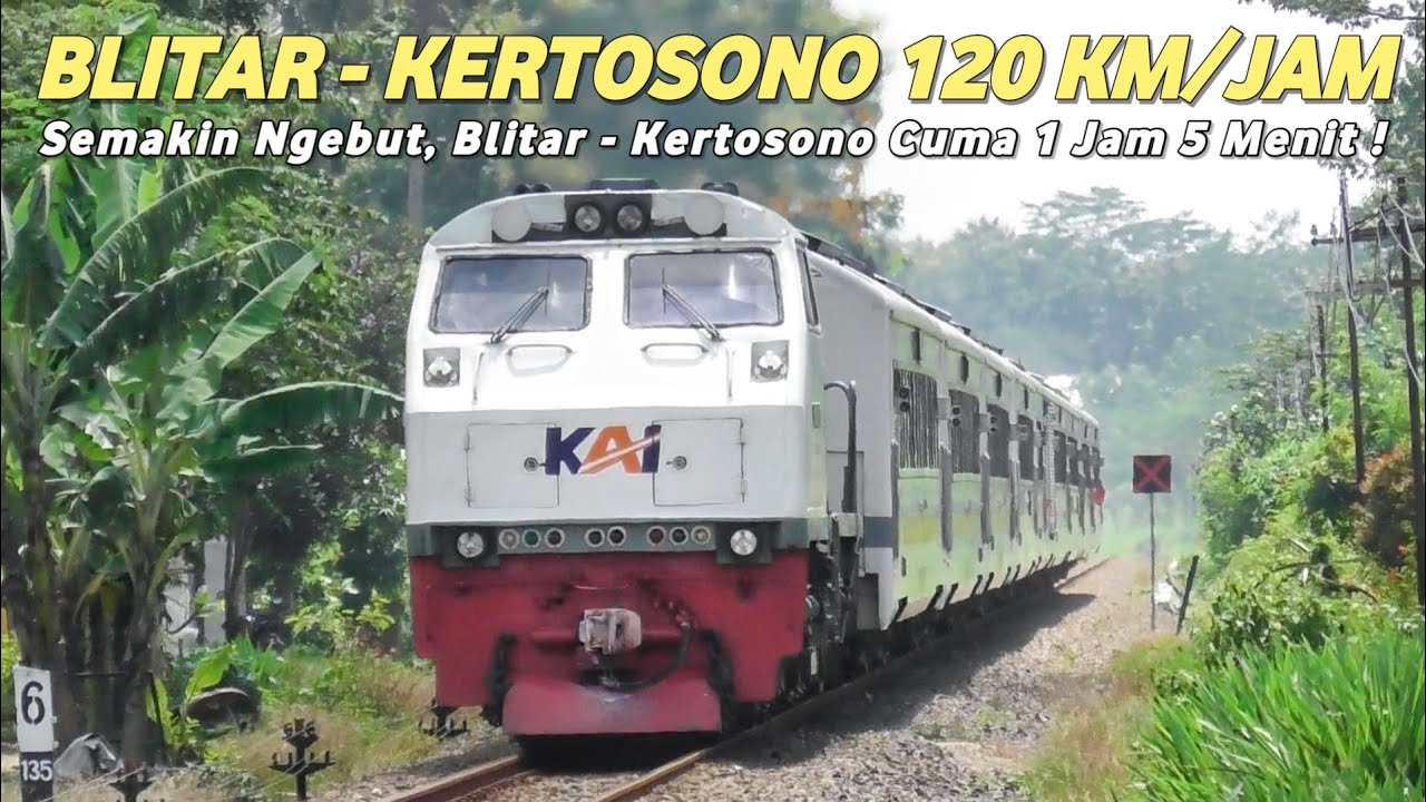 BLITAR - KERTOSONO FULL NGEBUT 120 KM/JAM DI GAPEKA 2025!! Cuma 1 Jam 5 Menit