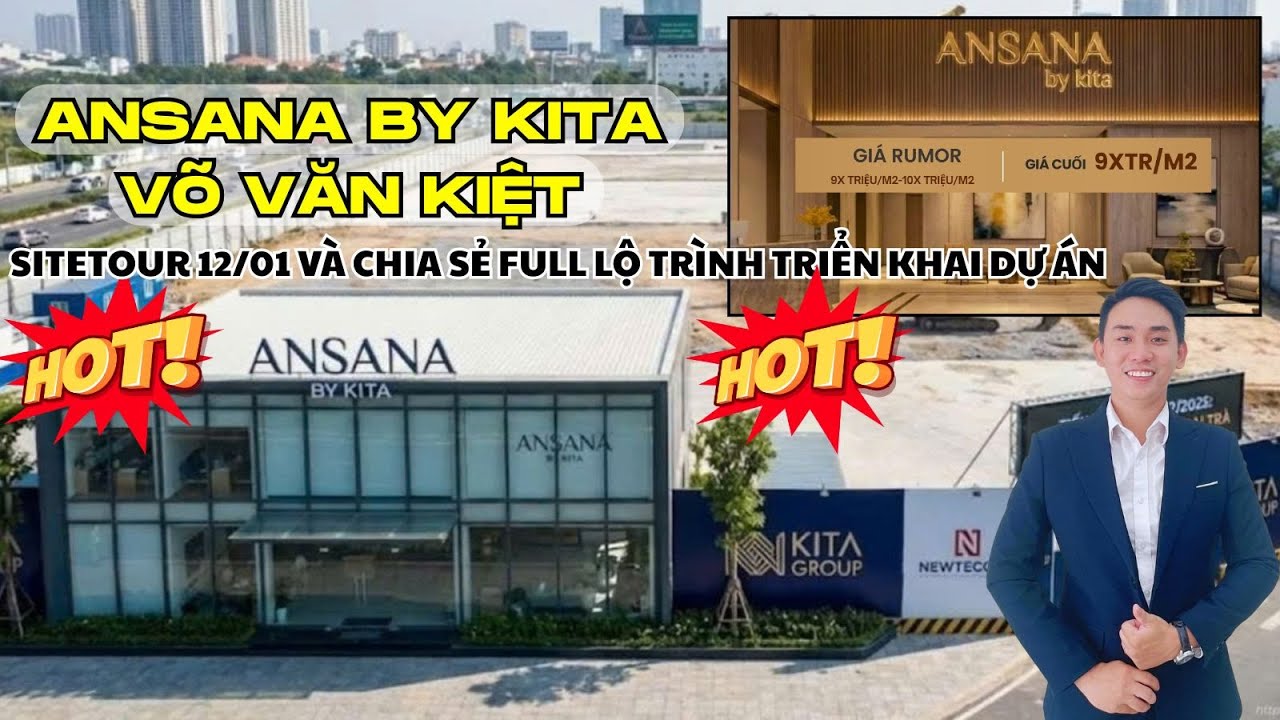 Căn hộ Ansana By Kita Võ Văn Kiệt Bình Tân | Kita Group chia sẻ lộ trình triển khai và sitetour 12.1