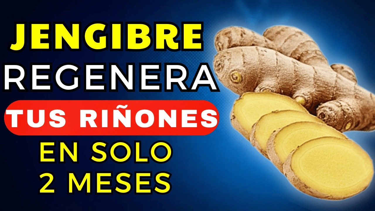 Cómo el Jengibre Protege tus Riñones y Reduce la Hinchazón Naturalmente