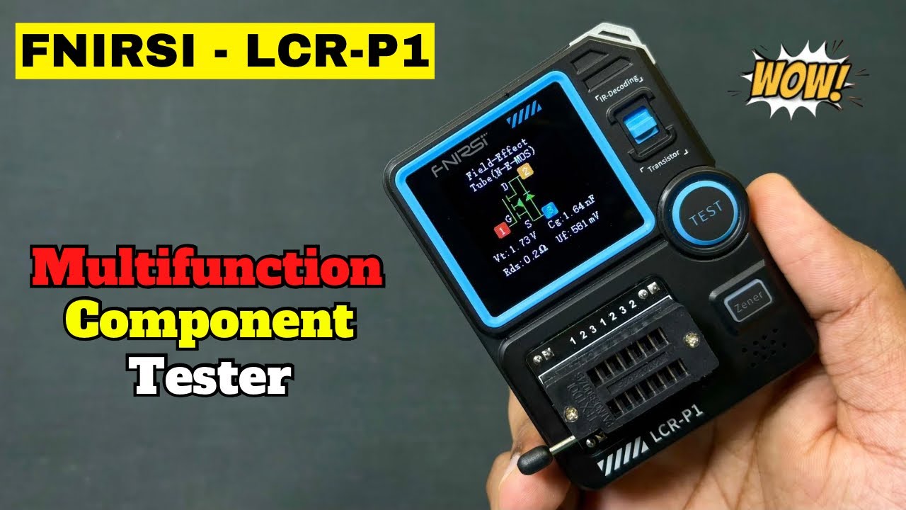 FNIRSI LCR-P1 Multifunction Transistor Capacitor Tester