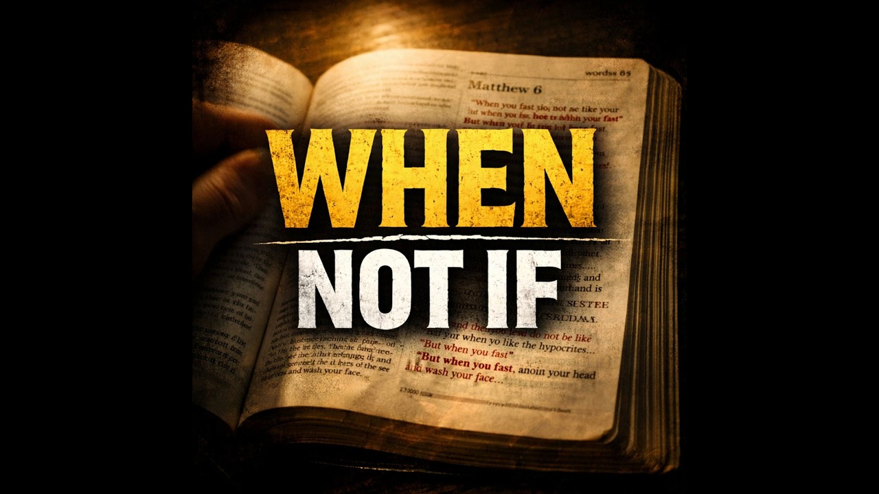 When You Fast.. What Jesus Really Meant (Sermon on the Mount Series)