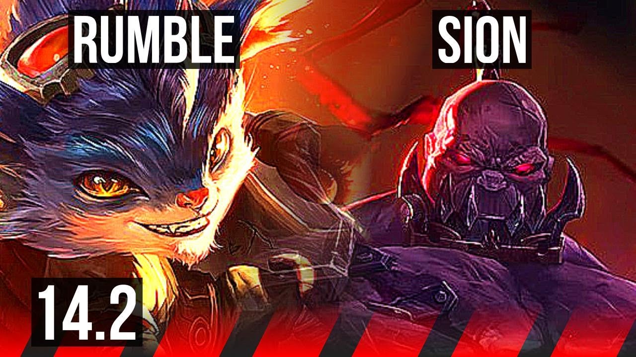 RUMBLE vs SION (TOP) | 8/4/16 | KR Master | 14.2