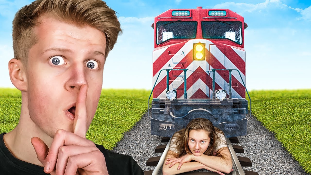Verstoppertje In Een Trein!