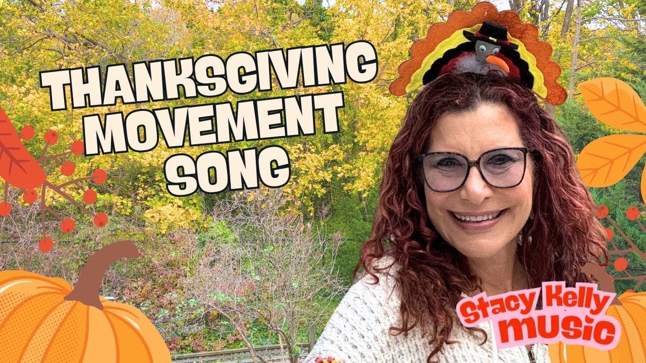 The Turkey Pokey. Thanksgiving movement song for kids, babies and toddlers