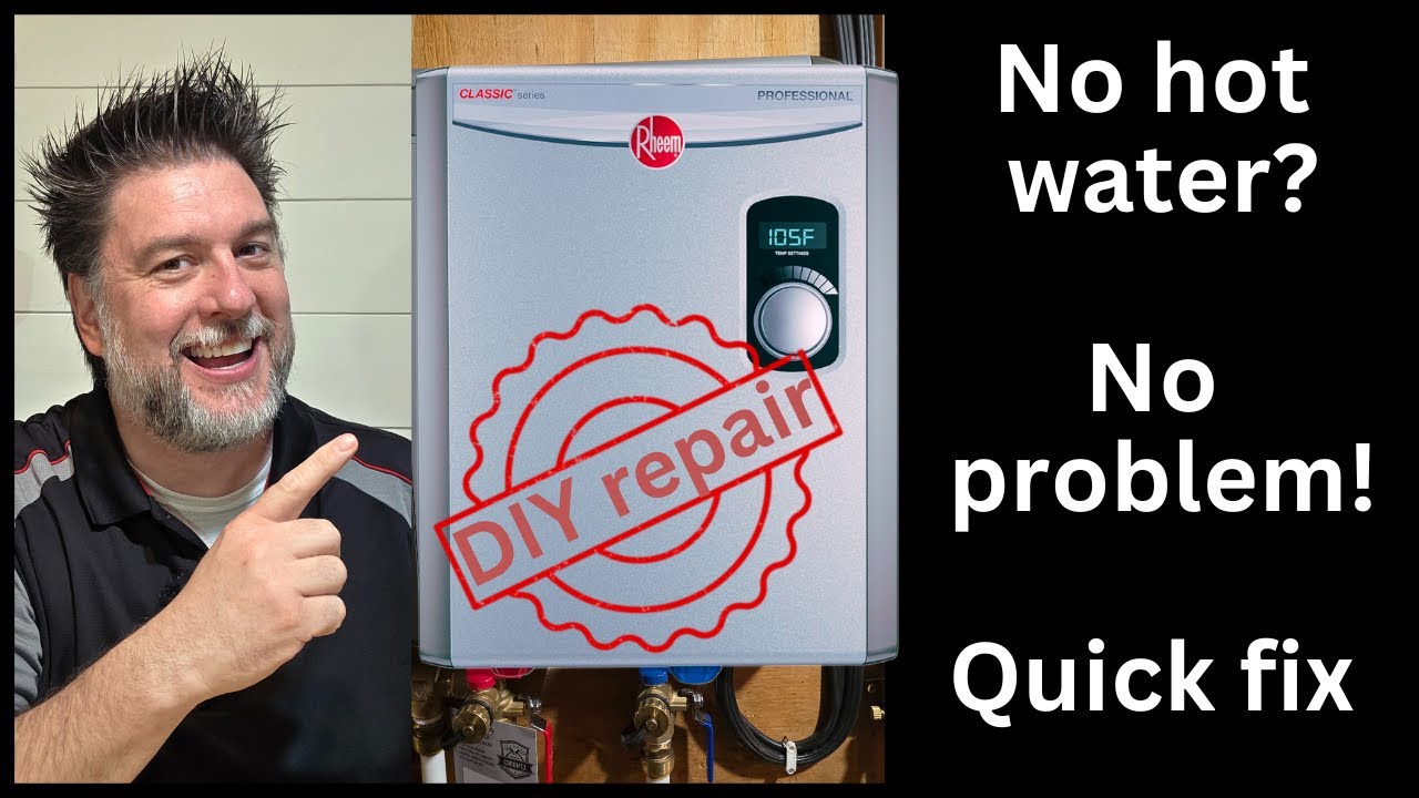 Tankless Water Heater Repair Quick fix - under $6 repair. How to repair tankless water heater