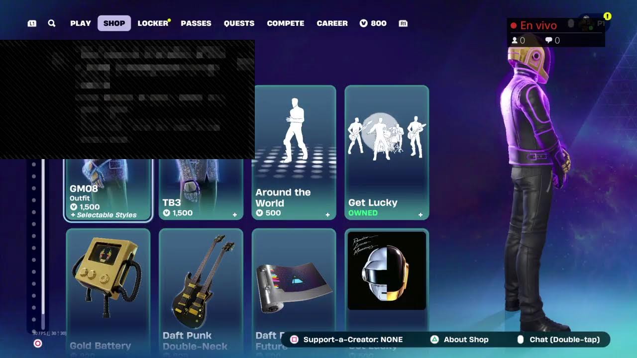 Daft Punk in Fortnite! -Livestream