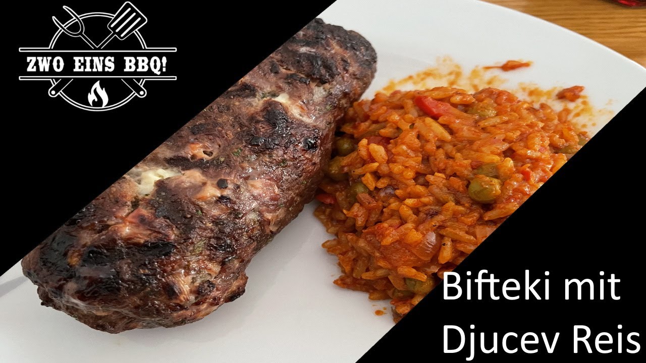 Bifteki und Djuvec Reis vom Gasgrill - Einfach griechisch