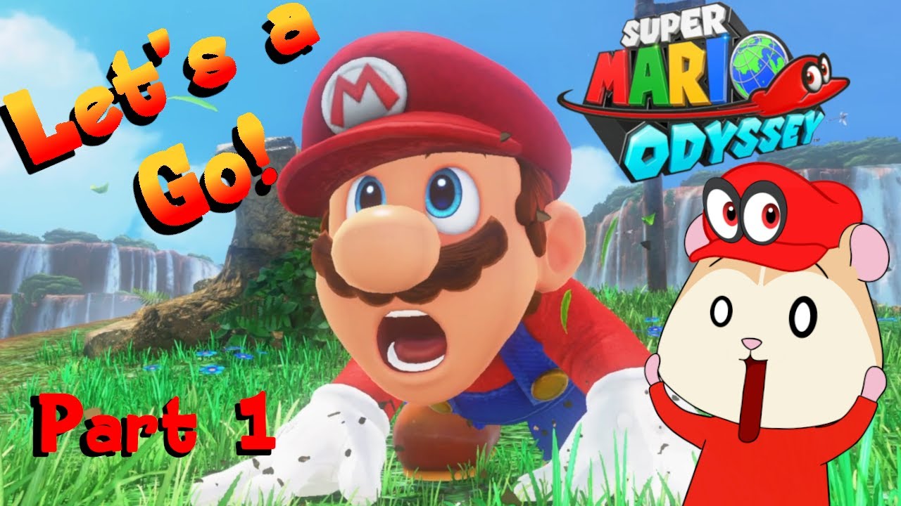 A Hamster Plays Super Mario Odyssey Part 1!