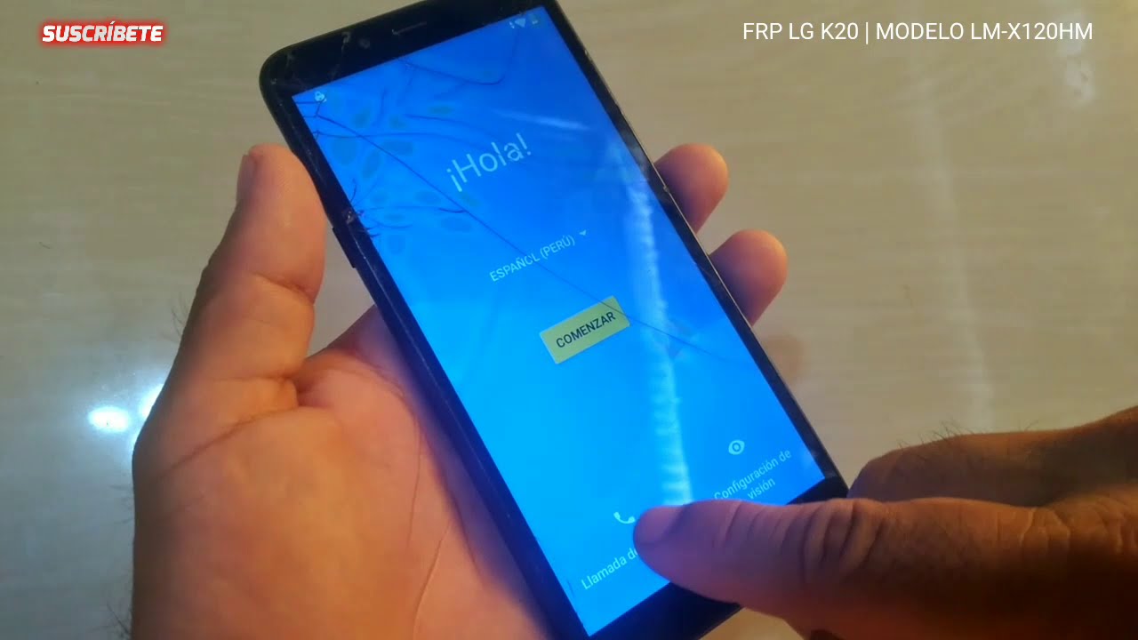 Como quitar cuenta google del LG K20 -MODELO LM-X120HM