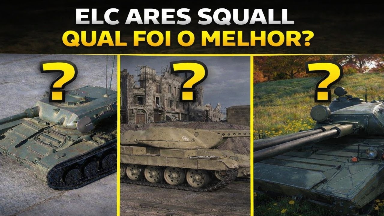 ELC, SQUAL ou ARES Qual é o Melhor Tanque para Você?