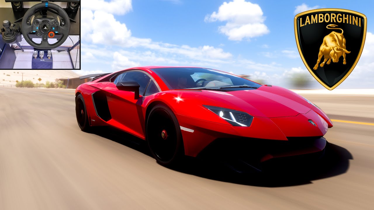 Lamborghini Aventador Superveloce | Forza Horizon 5 | Logitech G29 Gameplay
