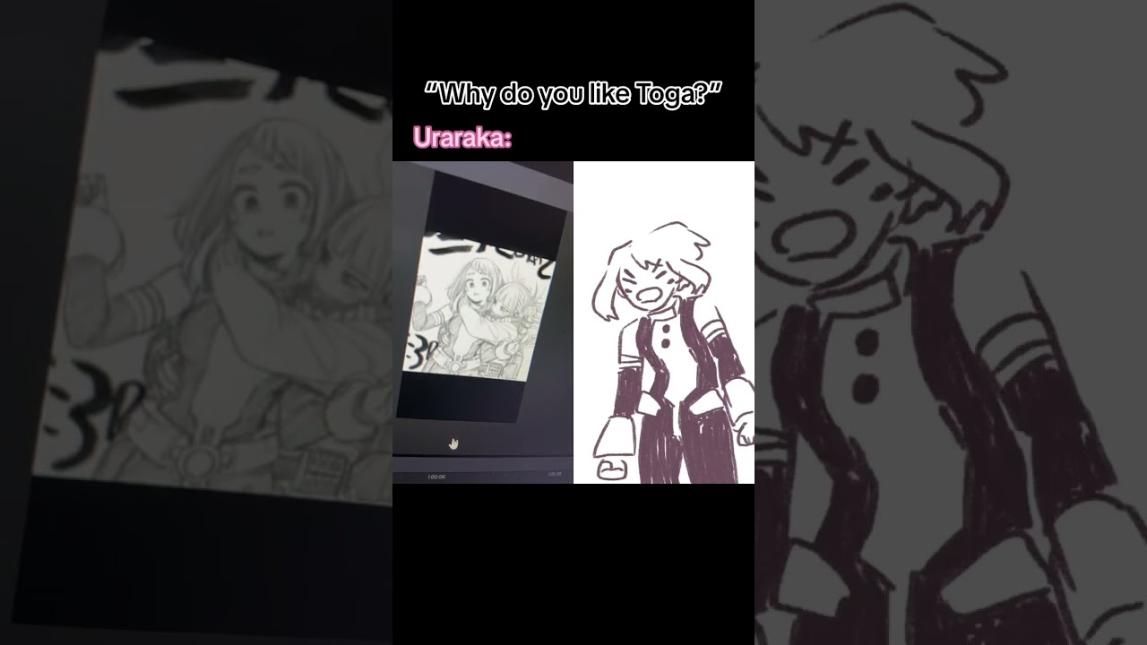 Why does Uraraka like Toga? #togachako #mha #shorts