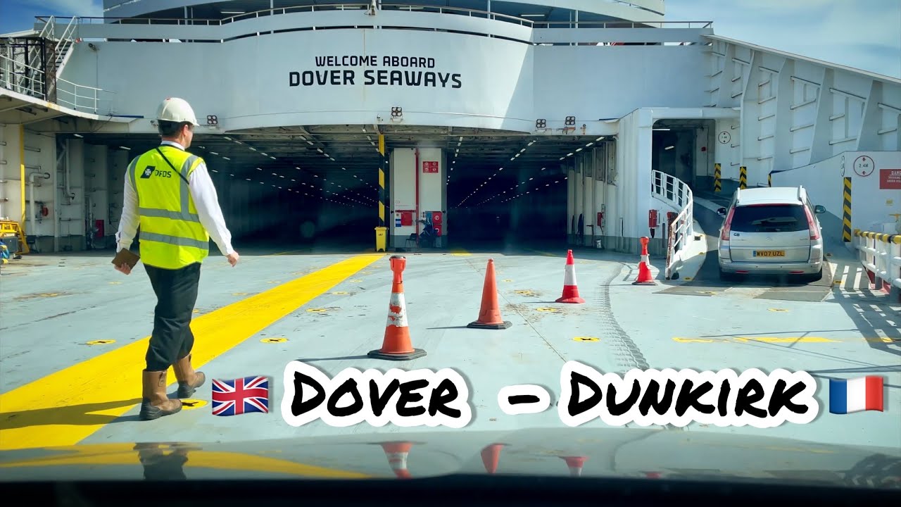 Ferry Crossing (DFDS) Dover to Dunkirk | European Road Trip