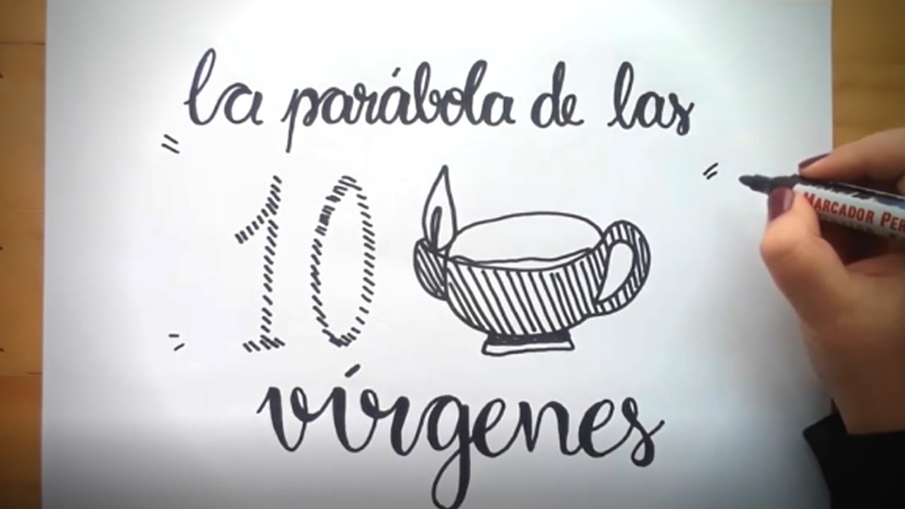Parábola de las 10 vírgenes I TE LO EXPLICO CON DIBUJO
