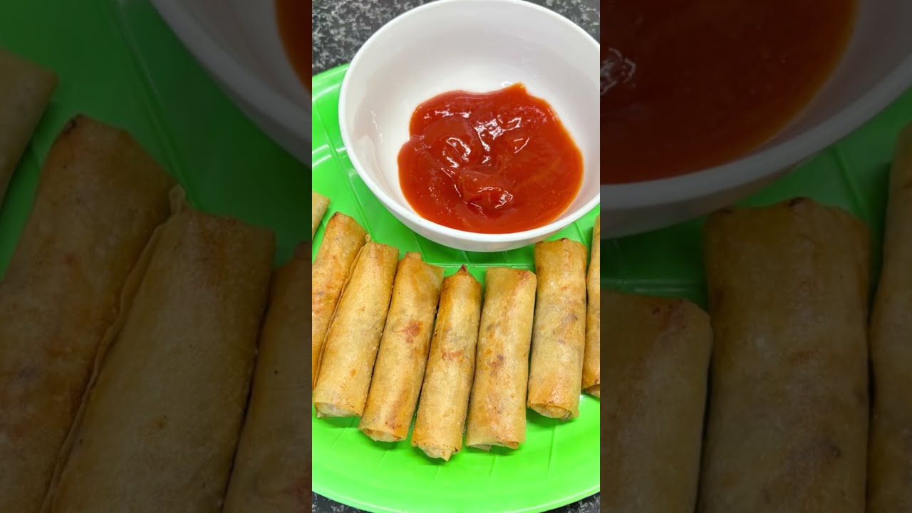 64- Chả giò chay-Thơm giòn đậu xanh khoai môn
