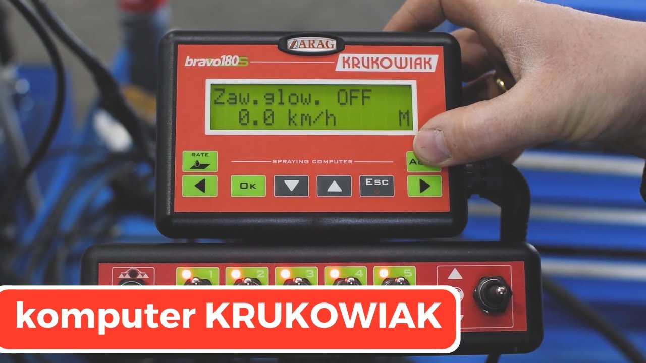 Opryskiwacze KRUKOWIAK. Komputer BRAVO 180S