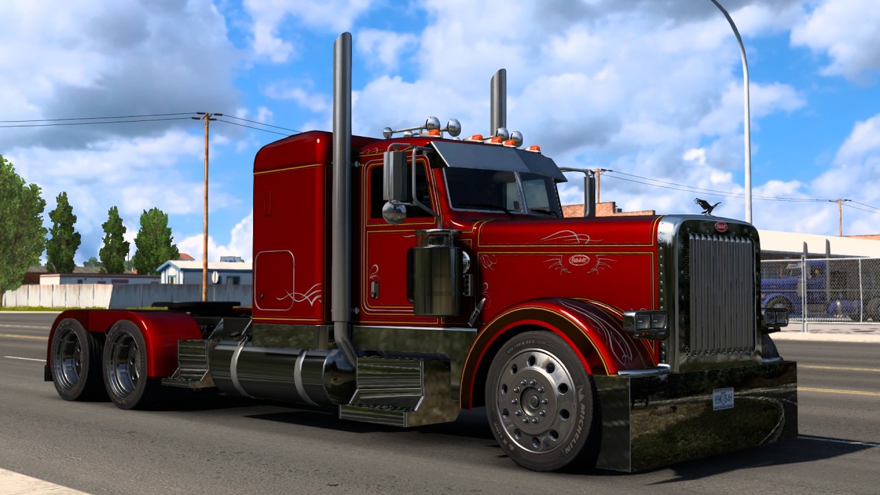 Peterbilt 379 Hauling job | Billings, MT - Riverton, WY | American Truck Simulator