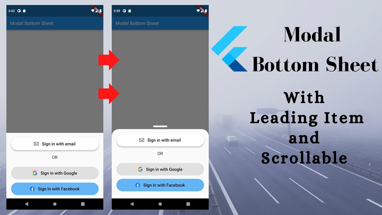 Прокручиваемое, перетаскиваемое, закруглённое модальное окно снизу — Flutter 2022