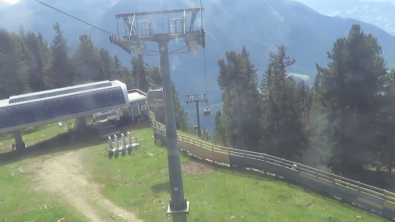 Oetz  Hochoetz / 8-MGD Acherkogelbahn Talfahrt Sommerbetrieb