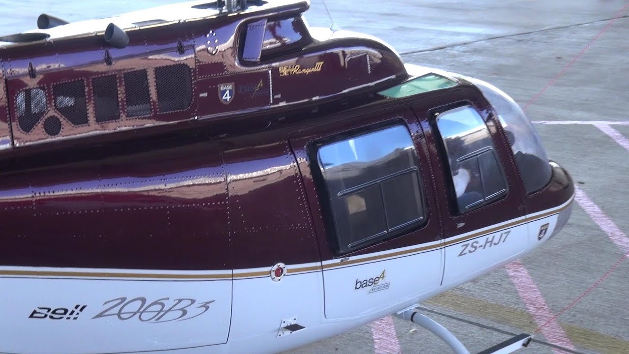 GIGANTIC BELL 206 JETRANGER TURBINE MODEL HELICOPTER