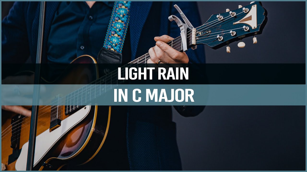 Smooth Groove guitar Backing Track in Dm Dorian - Light Rain  | Alpha Jam Tracks