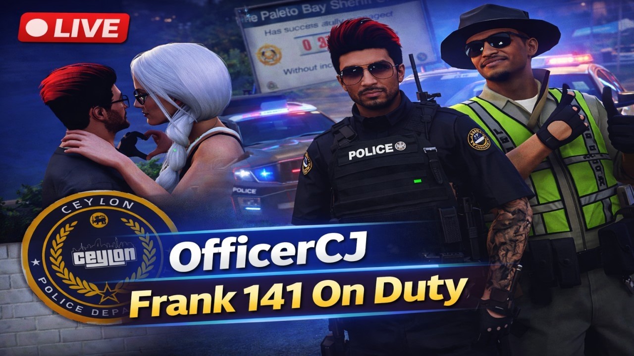 🔴බොරු සෝබනේනම් අල්ලන්නෑ බං 🤯පණට පණ උනත් දෙන්නම් මම ලෝබ නෑ බං Officer CJ | GTA RP | Vidu Streaming 🎮