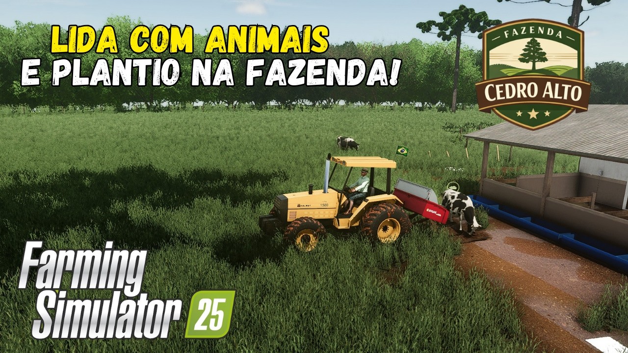LIDA COM ANIMAIS E PLANTIO NA SERIE ROLEPAY - FAZENDA CEDRO ALTO!