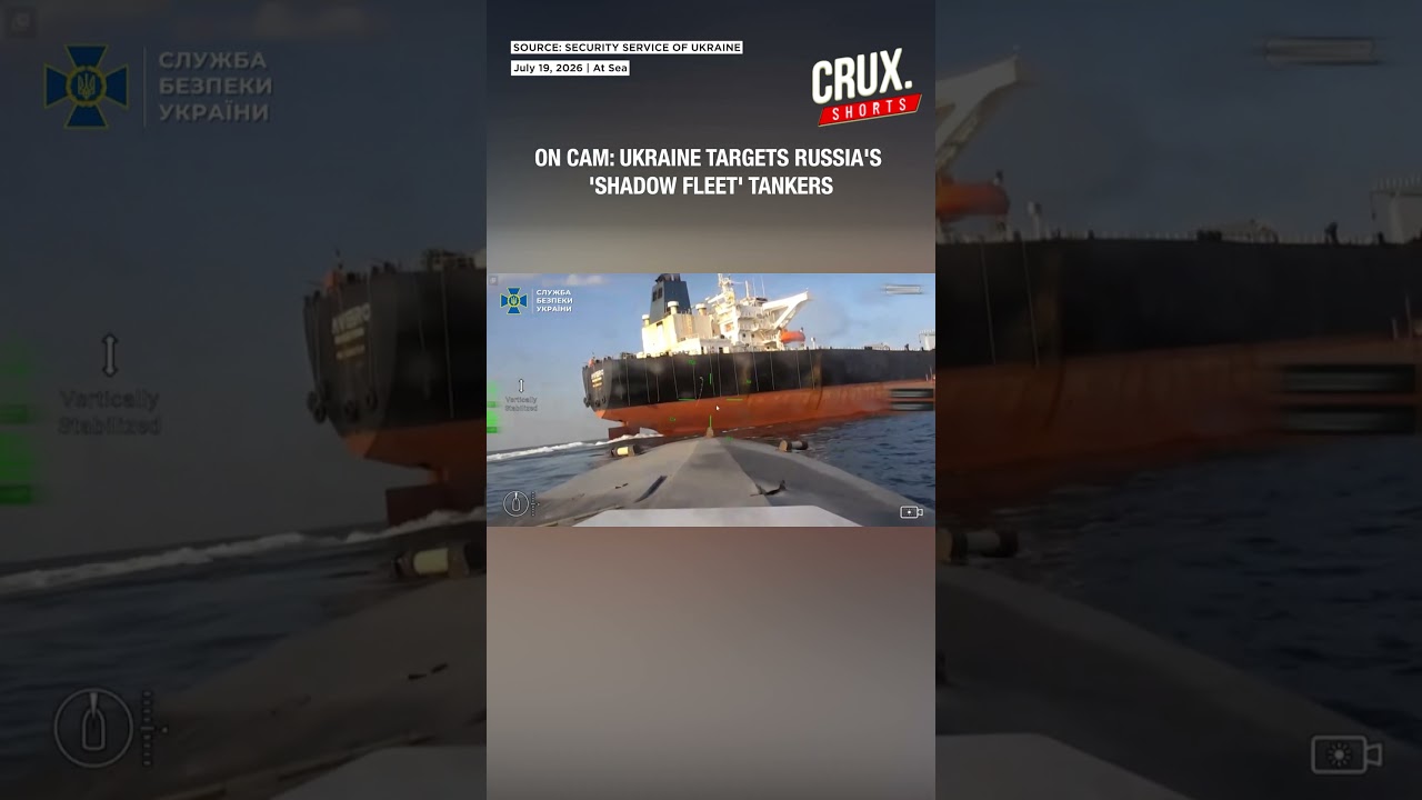 Watch: Ukraine Releases Video of Strikes on Russia's 'Shadow Fleet'