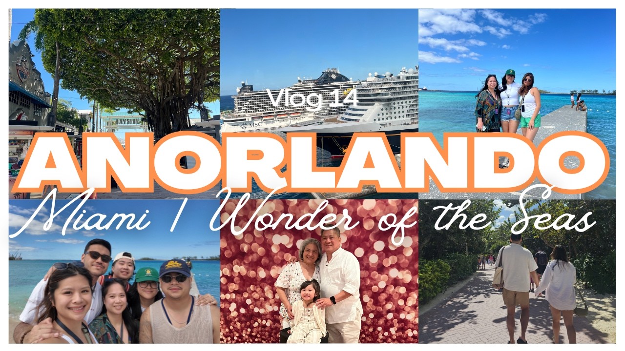 VLOG 14  - ANORLANDO (MIAMI & WONDER OF THE SEAS)