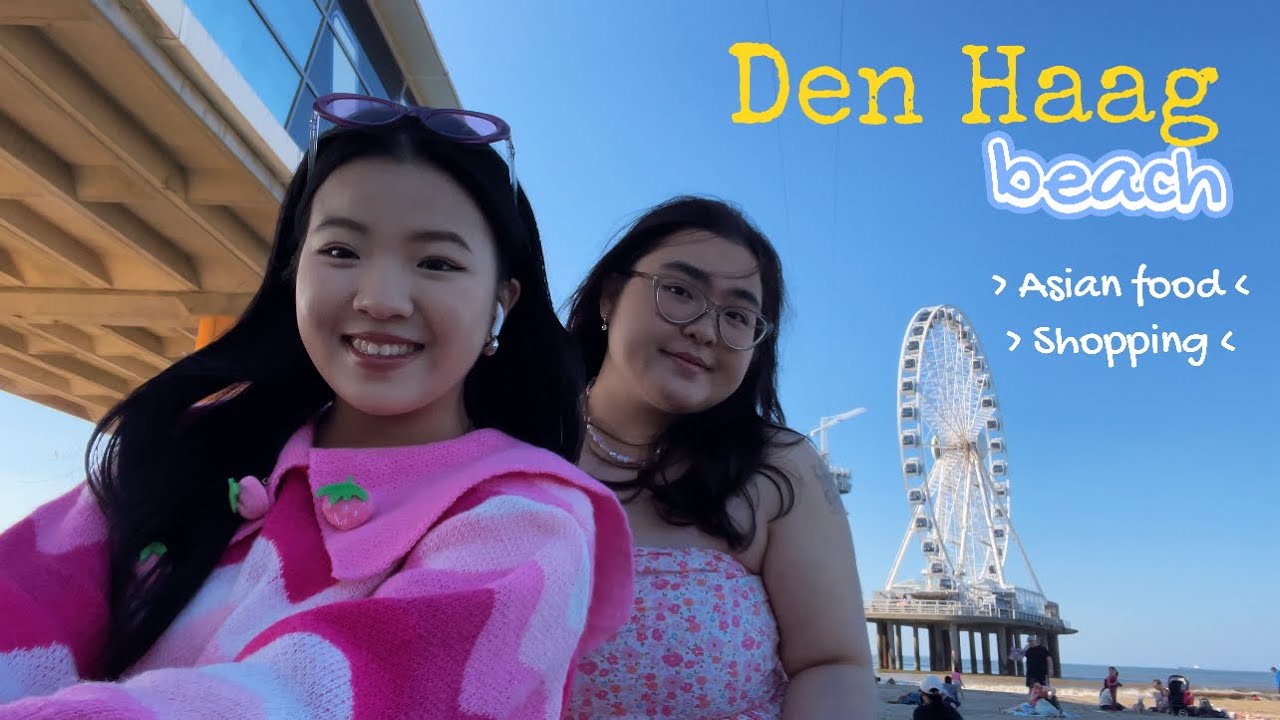 Ngày hè đầu tiên ở Hà Lan, vi vu biển Den Haag | DU HỌC SINH HÀ LAN |