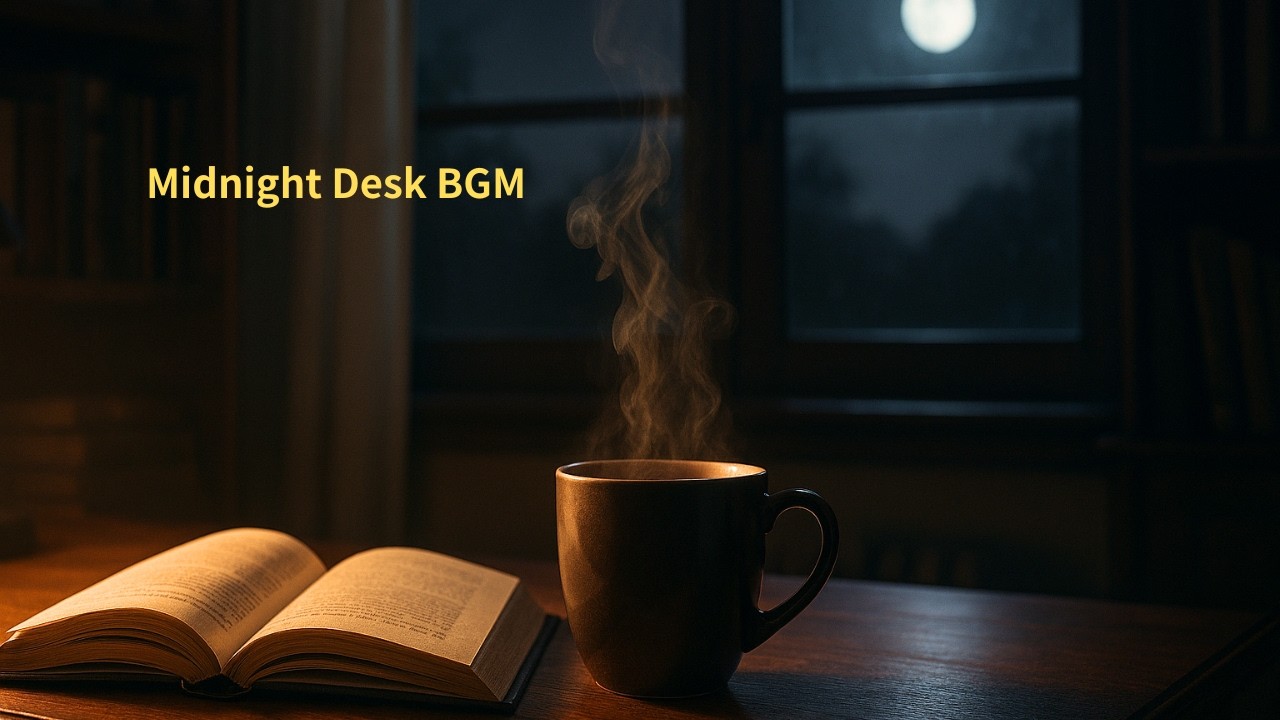 【Deep Ambient】Sunday Sanctuary：書斎の隠れ家 ｜ コーヒーの温もりと物語に没頭する、至福の読書用BGM [Vol.76]