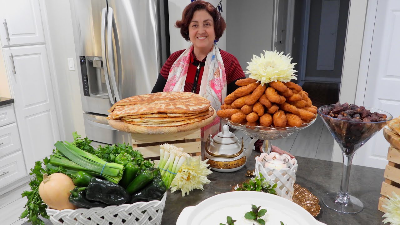 Bolani & Khajoor بولانی کدو ، گندنه وخجور