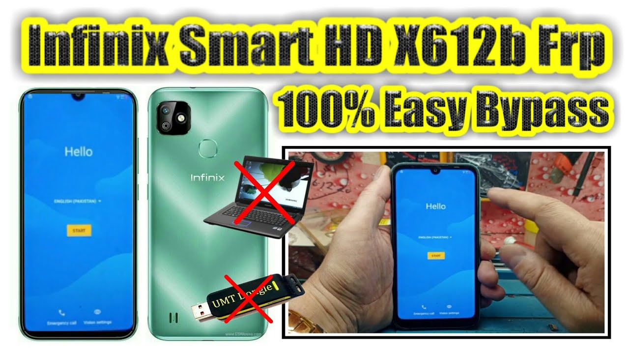 Infinix Smart HD X612b 2021 Frp Bypass 100℅ Easy Solotion