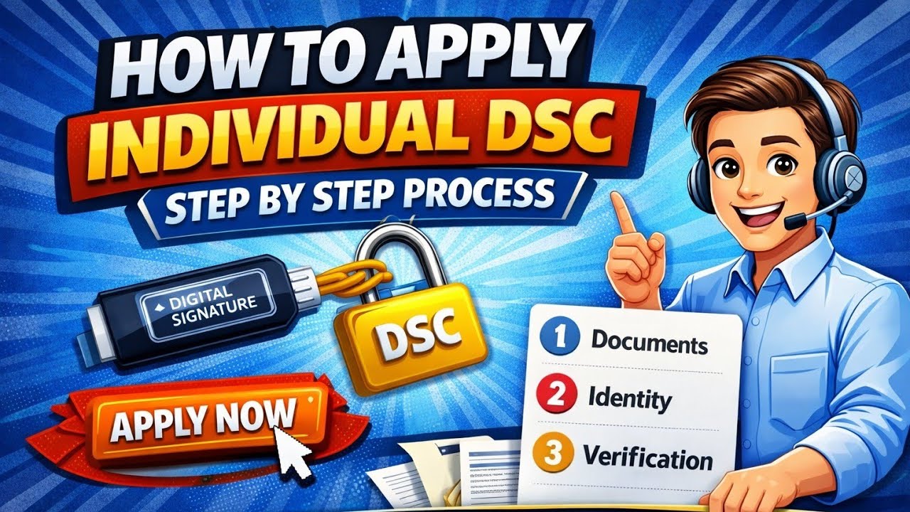 HOW TO APPLY FOR A CLASS 3 INDIVIDUAL DSC ONLINE | STEP-BY-STEP DSC APPLICATION PROCESS FOR DIGIT...