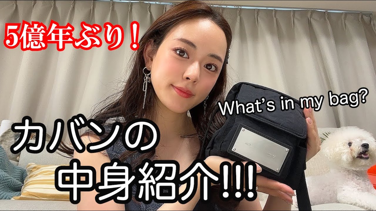 【5億年ぶり!】What's in my bag? 鞄の中身紹介!!