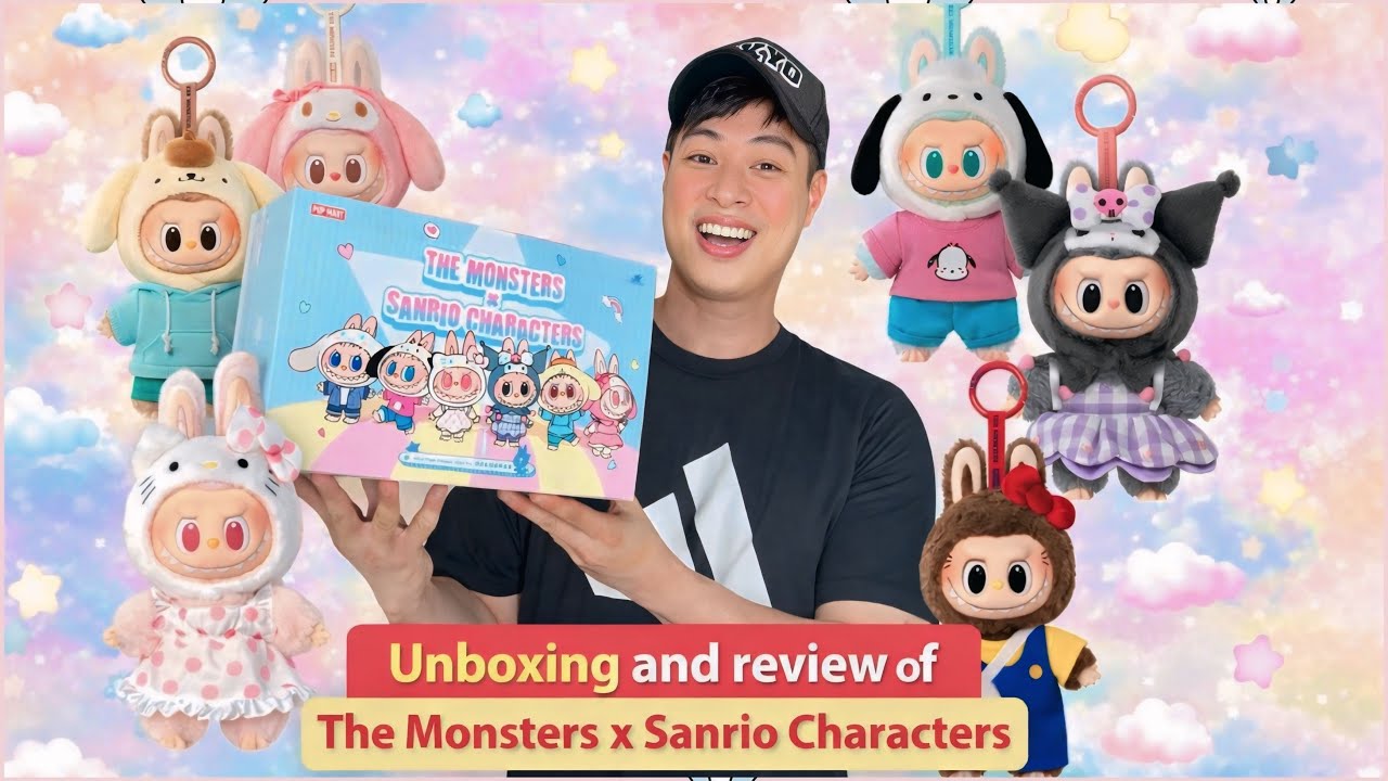 UNBOXING FULL SET OF THE MONSTERS x SANRIO CHARACTERS