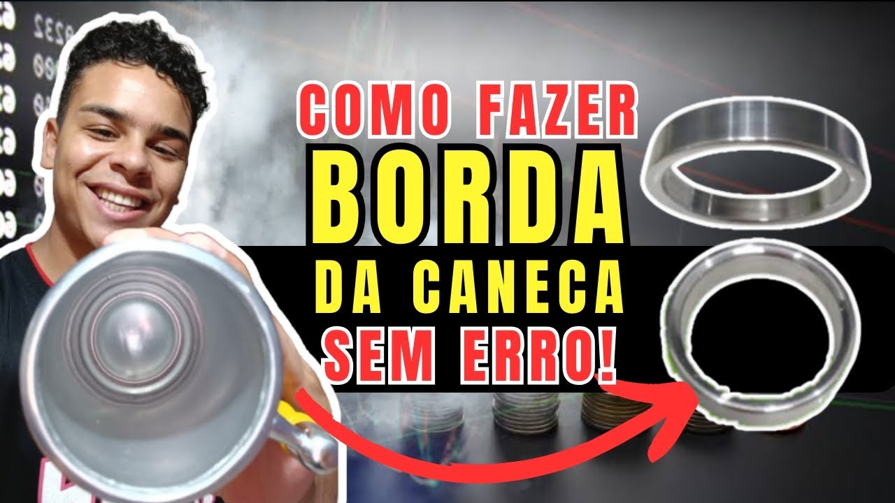 Dicas para iniciantes! COMO FAZER A BORDA CANECA (TUTORIAL COMPLETO)