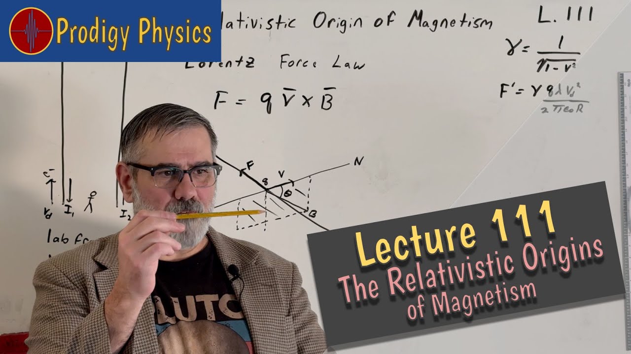 Lecture 111: The Relativistic Origins of Magnetism
