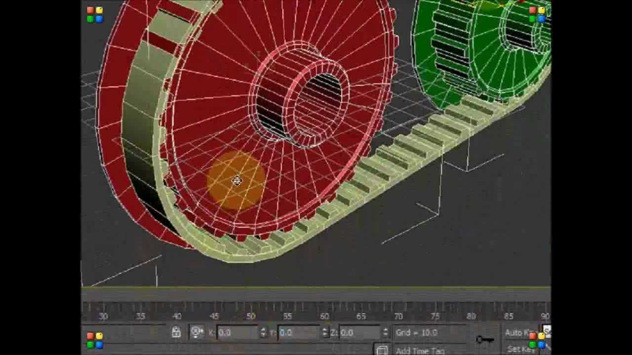 3ds Max Timing Belt Pulleys (Tutorial part 1)