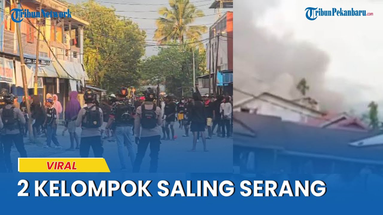 Timika Tegang, Dua Kelompok Saling Serang, Rumah Dibakar