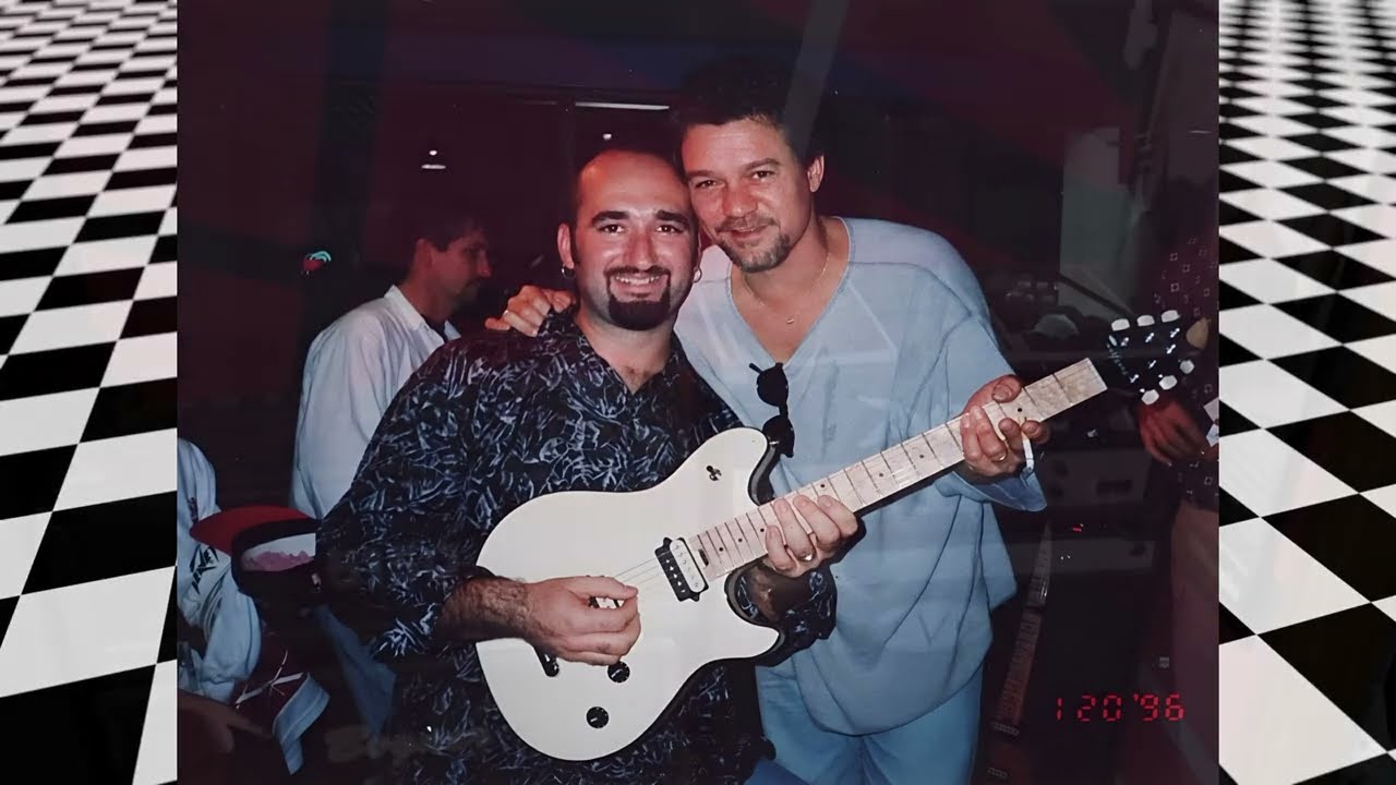 Eddie Van Halen & Damir Simic Shime, Namm 1996. Peavey Wolfgang guitar introduction...