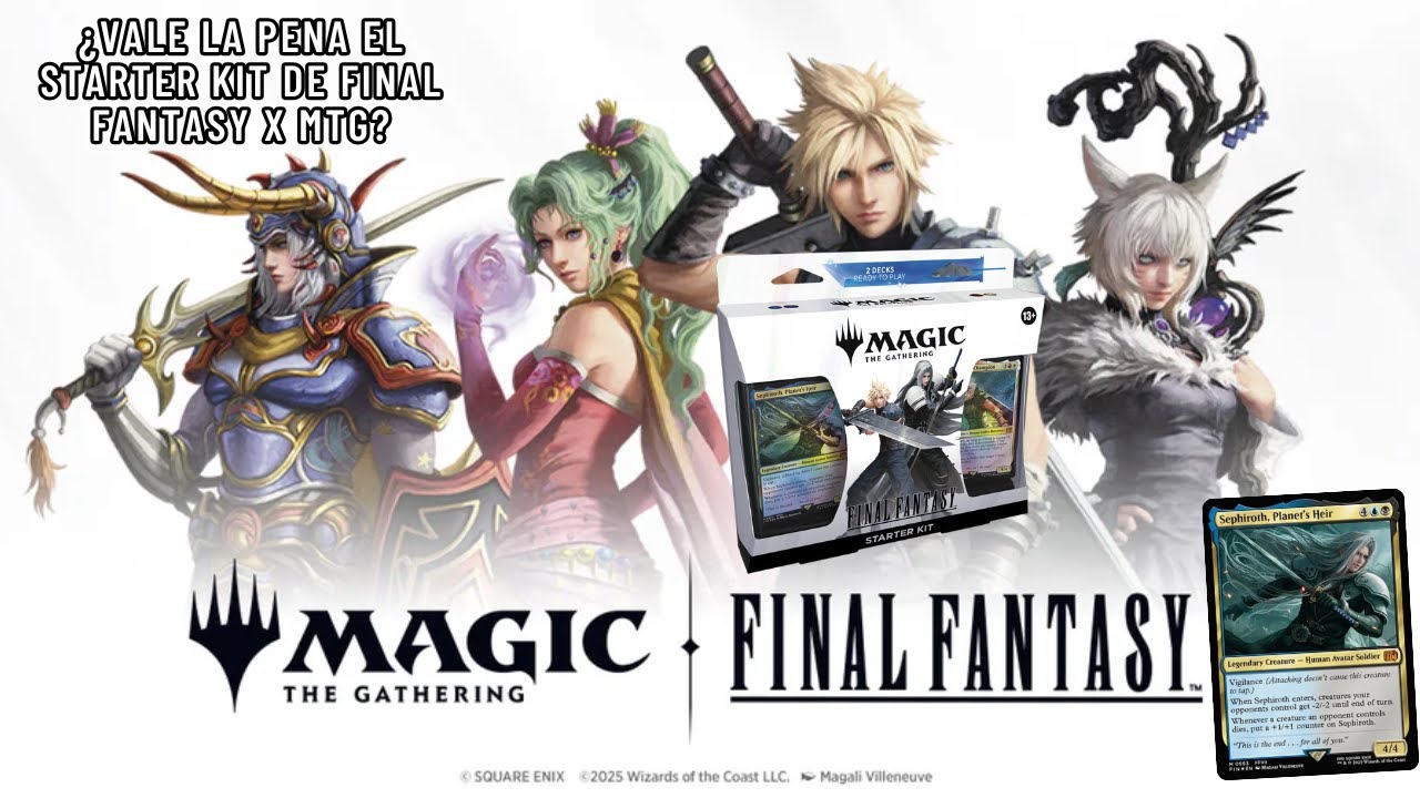 ¿Vale la pena comprar el starter kit Final Fantasy x MTG?