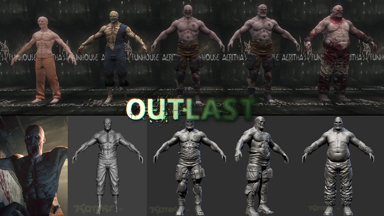 Outlast Early Chris Walker Models And All Voice Overs