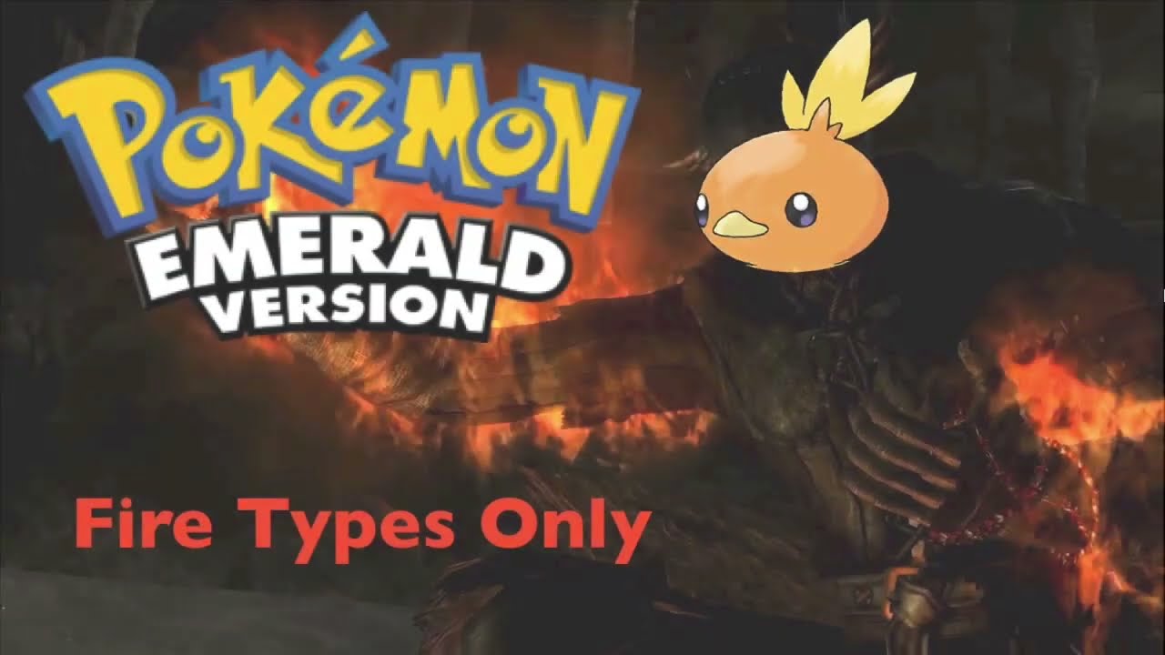 Pokemon Emerald: Fire Type Only Challenge (No Items, Set Mode)