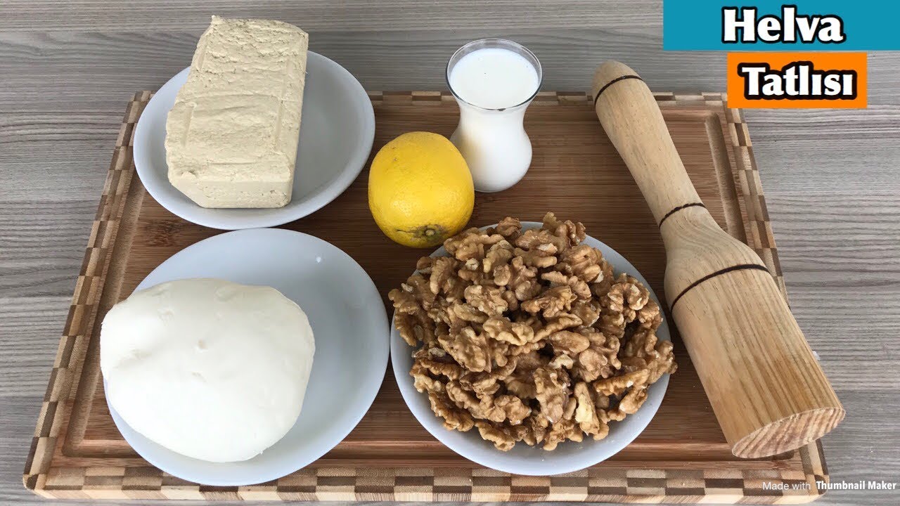 HELVA TATLISI || GÖRÜP GÖREBİLCEĞİNİZ EN PRATİK TATLI!