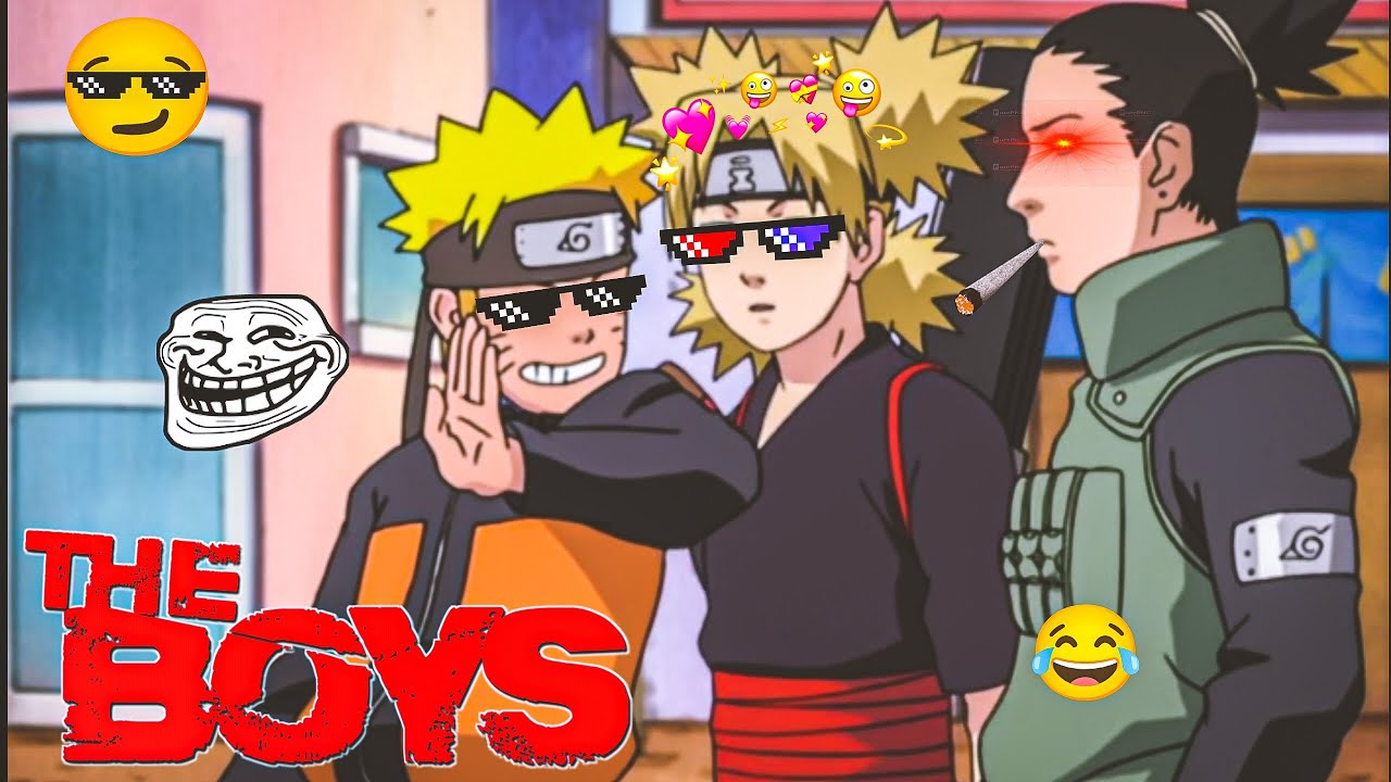 Naruto Shippuden Funny Moments in Hindi | Naruto The Boys Meme😎
